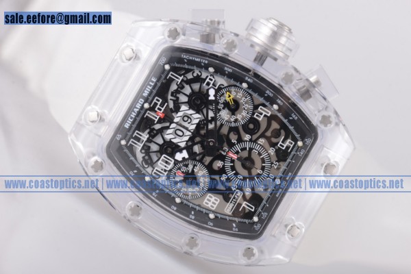 1:1 Replica Richard Mille RM 11-01 Roberto Mancini Watch Sapphire Crystal White Markers - Click Image to Close